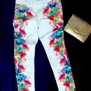 Beautiful Flower Design Pants